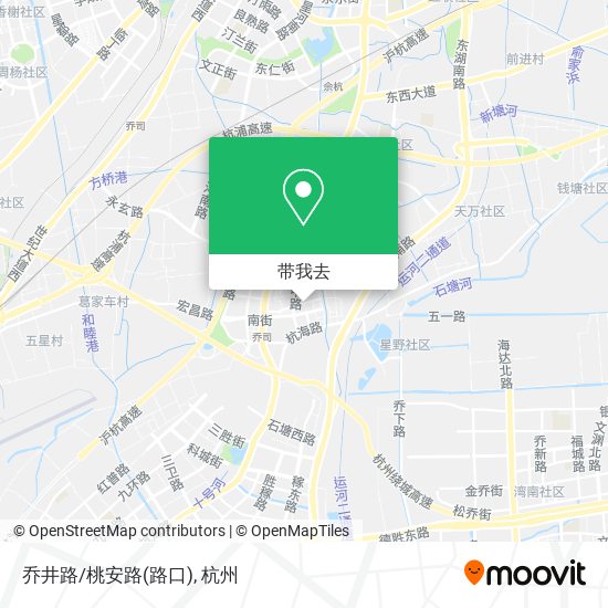 乔井路/桃安路(路口)地图