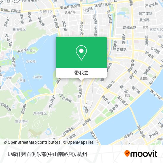 玉锦轩赌石俱乐部(中山南路店)地图