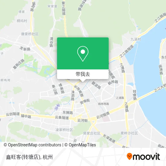 鑫旺客(转塘店)地图
