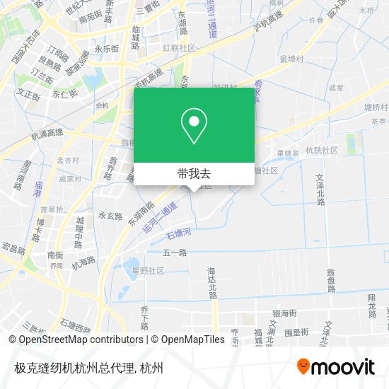 极克缝纫机杭州总代理地图