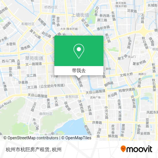 杭州市杭巨房产租赁地图