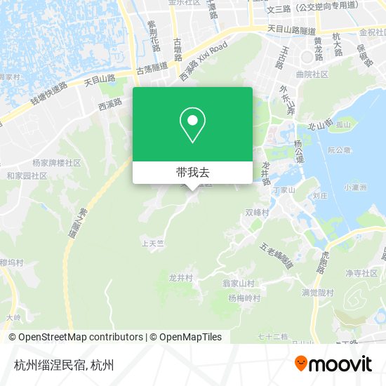 杭州缁涅民宿地图