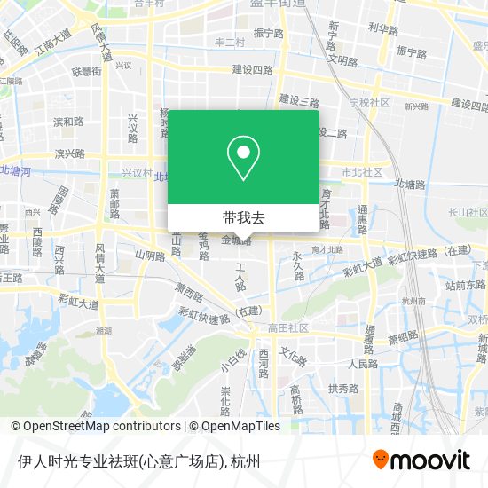 伊人时光专业祛斑(心意广场店)地图