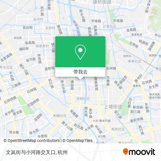 文岚街与小河路交叉口地图