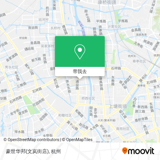 豪世华邦(文岚街店)地图