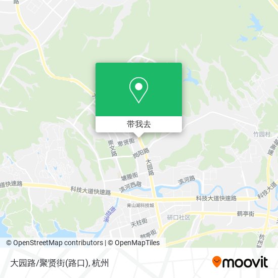 大园路/聚贤街(路口)地图