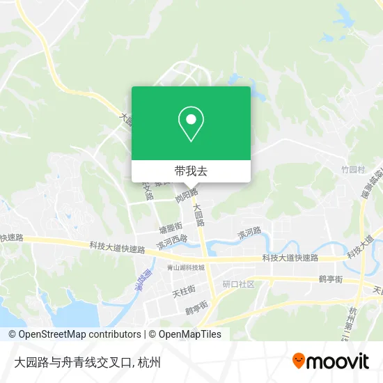 大园路与舟青线交叉口地图