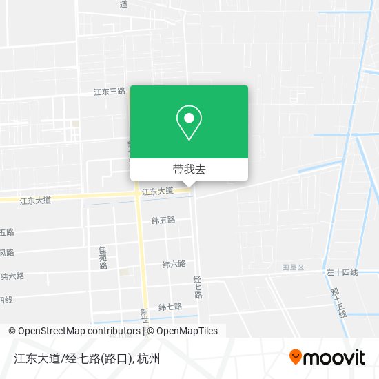 江东大道/经七路(路口)地图
