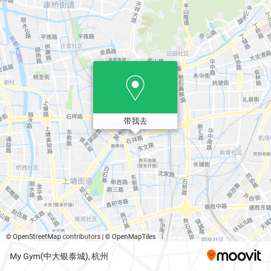 My Gym(中大银泰城)地图