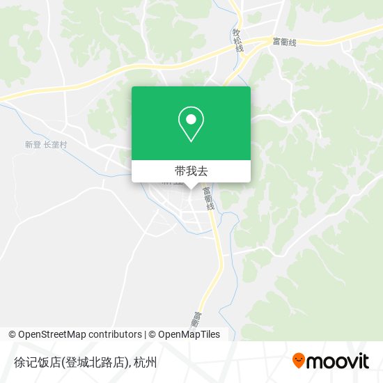 徐记饭店(登城北路店)地图