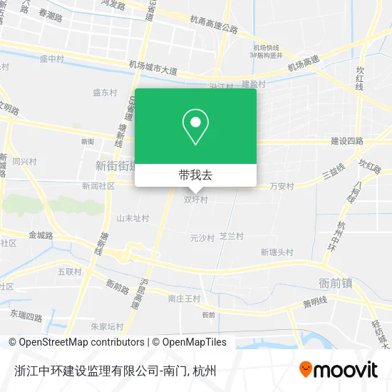 浙江中环建设监理有限公司-南门地图