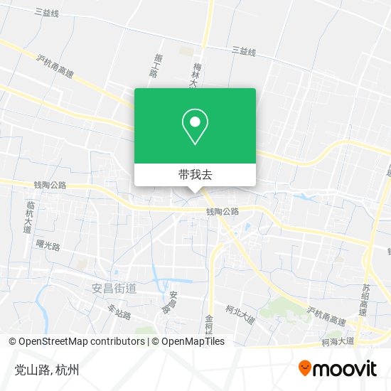 党山路地图