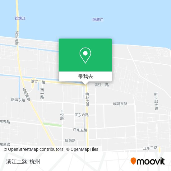 滨江二路地图