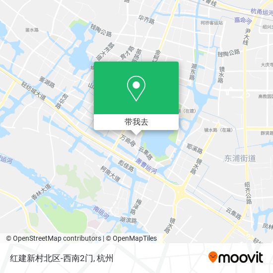 红建新村北区-西南2门地图