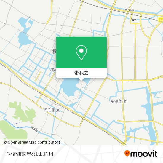 瓜渚湖东岸公园地图