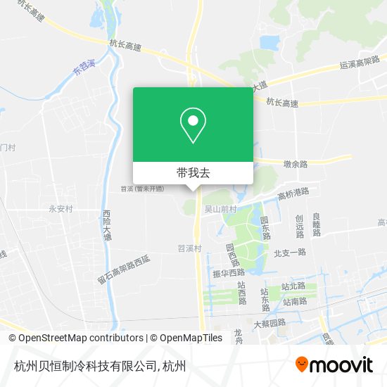 杭州贝恒制冷科技有限公司地图