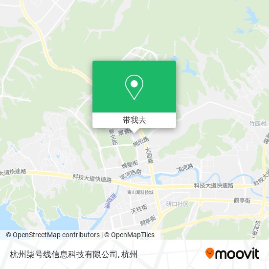 杭州柒号线信息科技有限公司地图