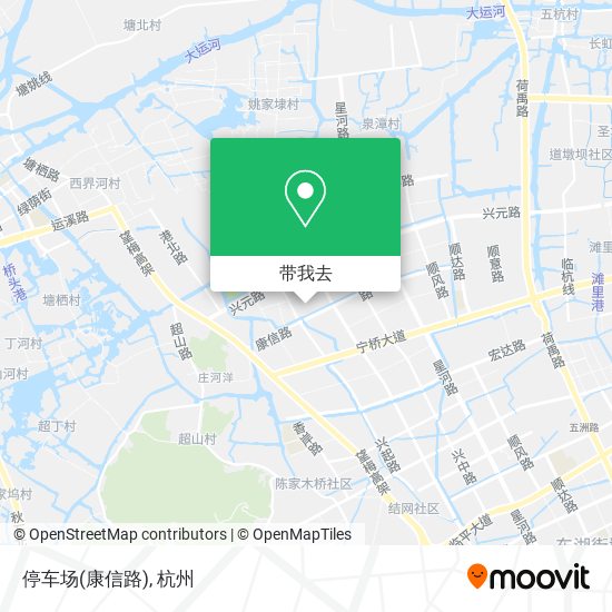 停车场(康信路)地图