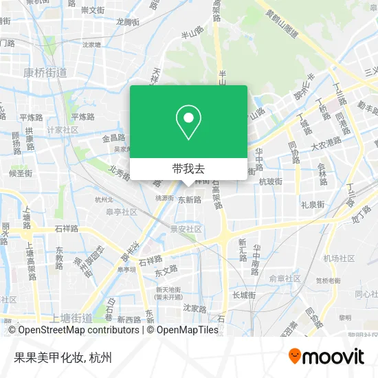 果果美甲化妆地图