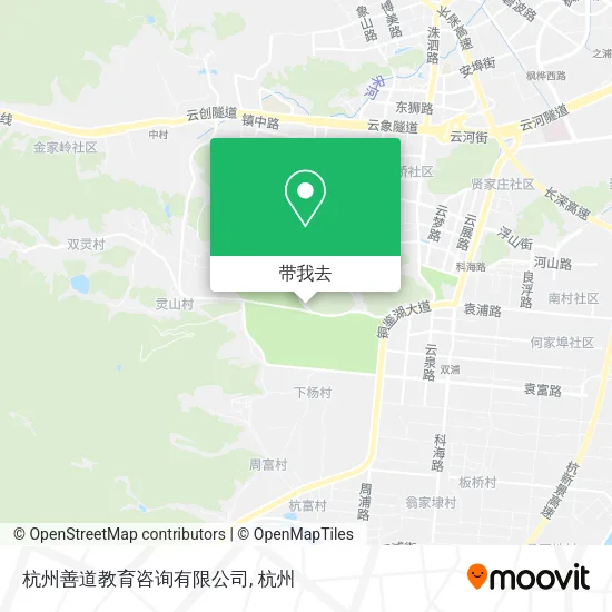 杭州善道教育咨询有限公司地图