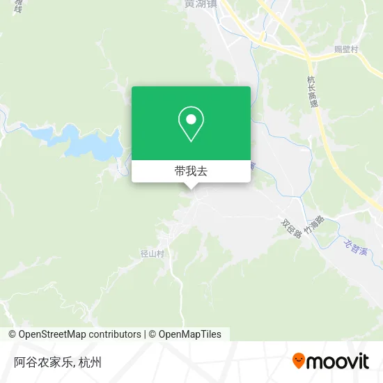 阿谷农家乐地图