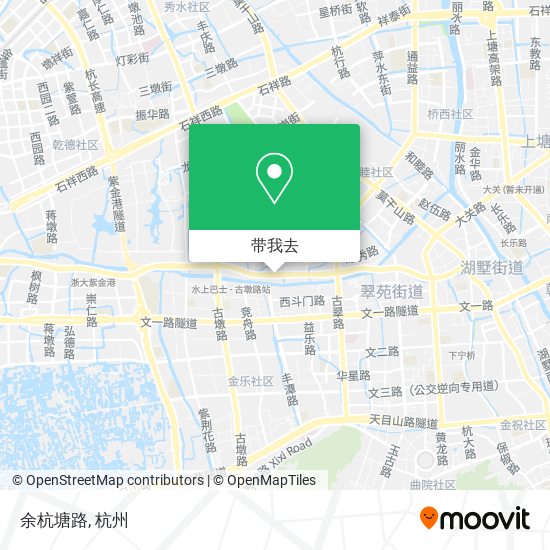 余杭塘路地图