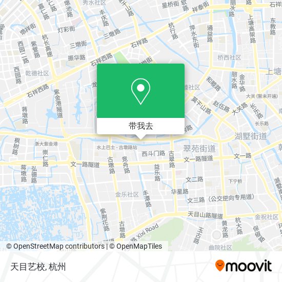 天目艺校地图