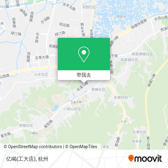 亿喝(工大店)地图