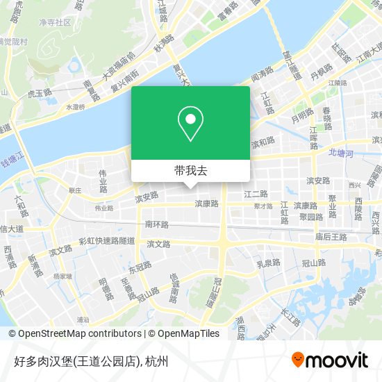 好多肉汉堡(王道公园店)地图