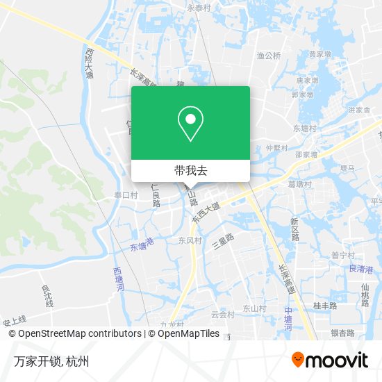 万家开锁地图