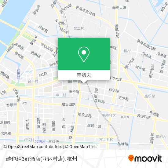 维也纳3好酒店(亚运村店)地图
