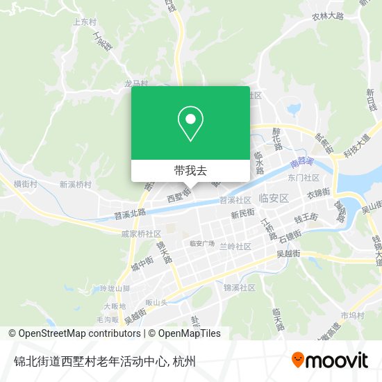 锦北街道西墅村老年活动中心地图