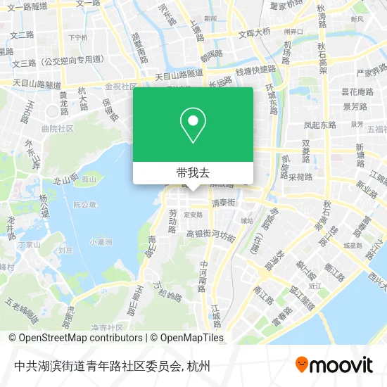 中共湖滨街道青年路社区委员会地图