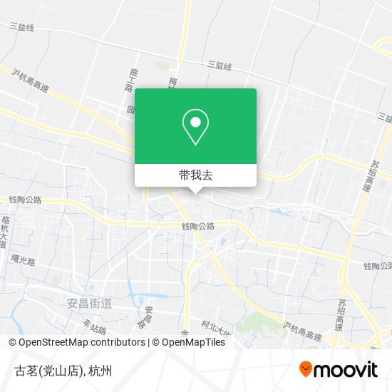 古茗(党山店)地图