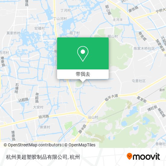 杭州美超塑胶制品有限公司地图