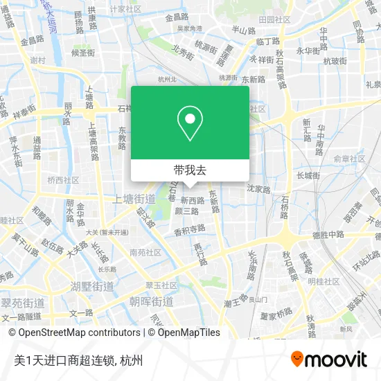 美1天进口商超连锁地图