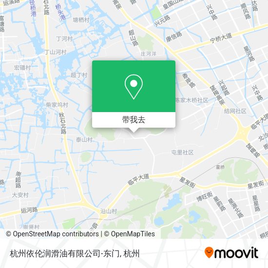 杭州依伦润滑油有限公司-东门地图