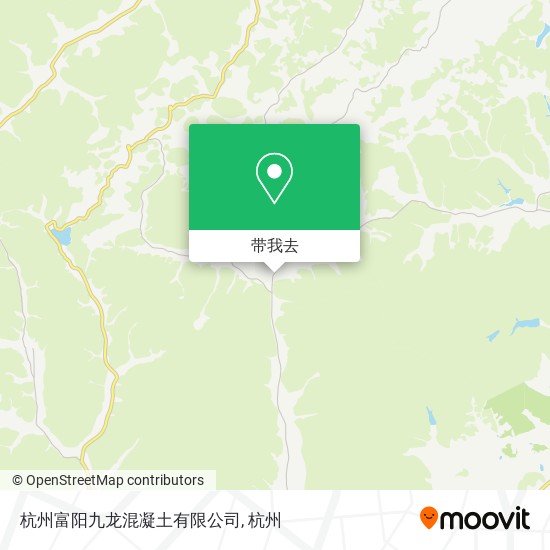 杭州富阳九龙混凝土有限公司地图