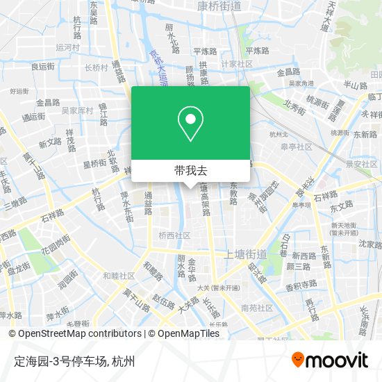 定海园-3号停车场地图