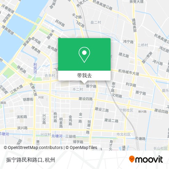 振宁路民和路口地图