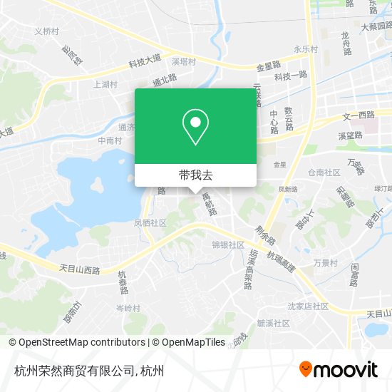 杭州荣然商贸有限公司地图