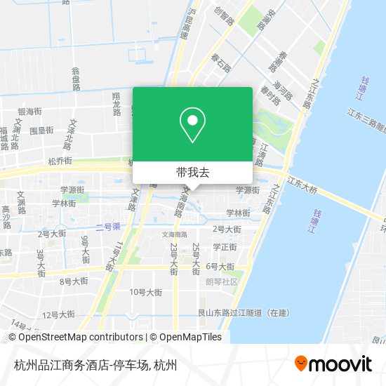 杭州品江商务酒店-停车场地图