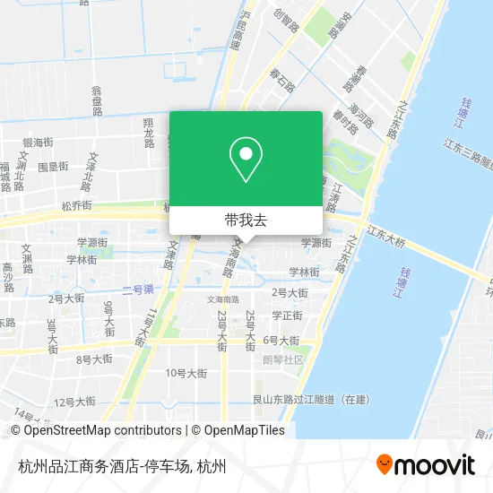 杭州品江商务酒店-停车场地图