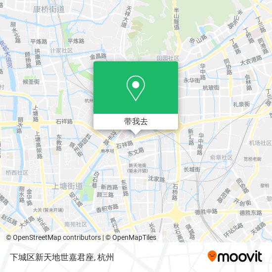 下城区新天地世嘉君座地图