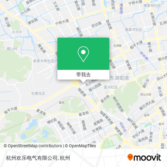 杭州欢乐电气有限公司地图