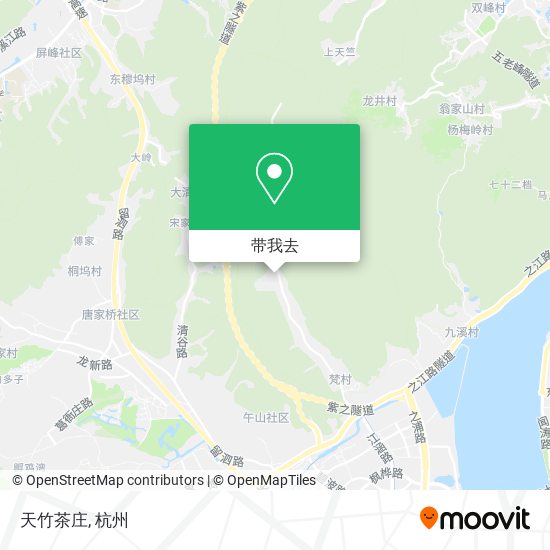 天竹茶庄地图