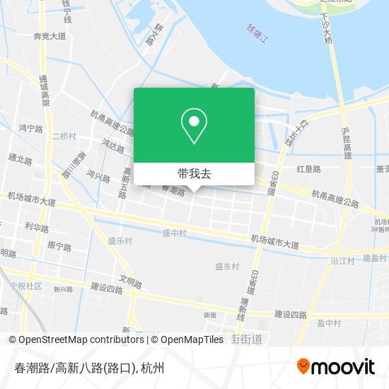 春潮路/高新八路(路口)地图