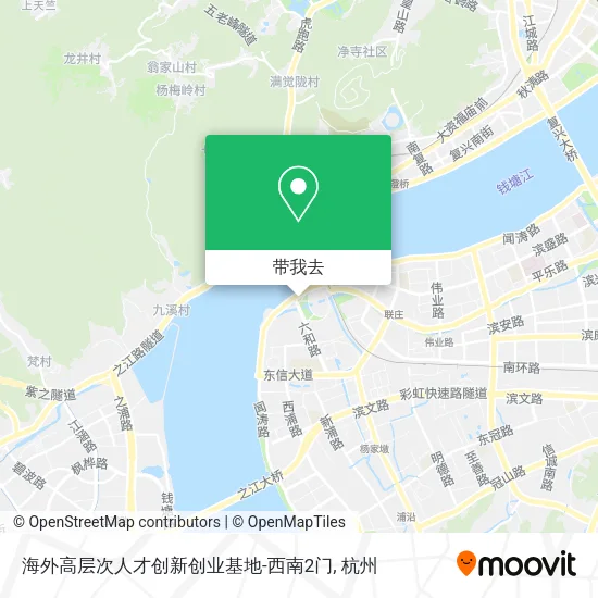 海外高层次人才创新创业基地-西南2门地图
