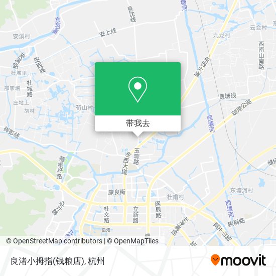 良渚小拇指(钱粮店)地图