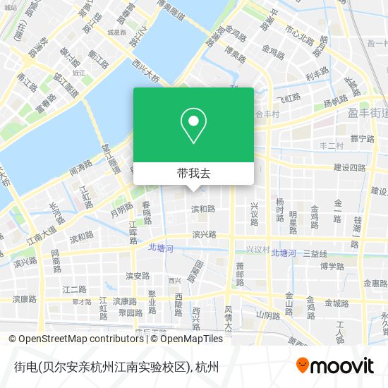街电(贝尔安亲杭州江南实验校区)地图